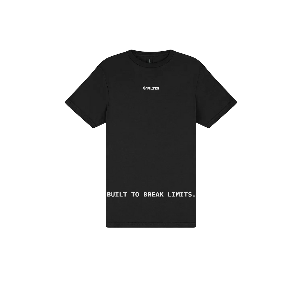 Black front flat lay