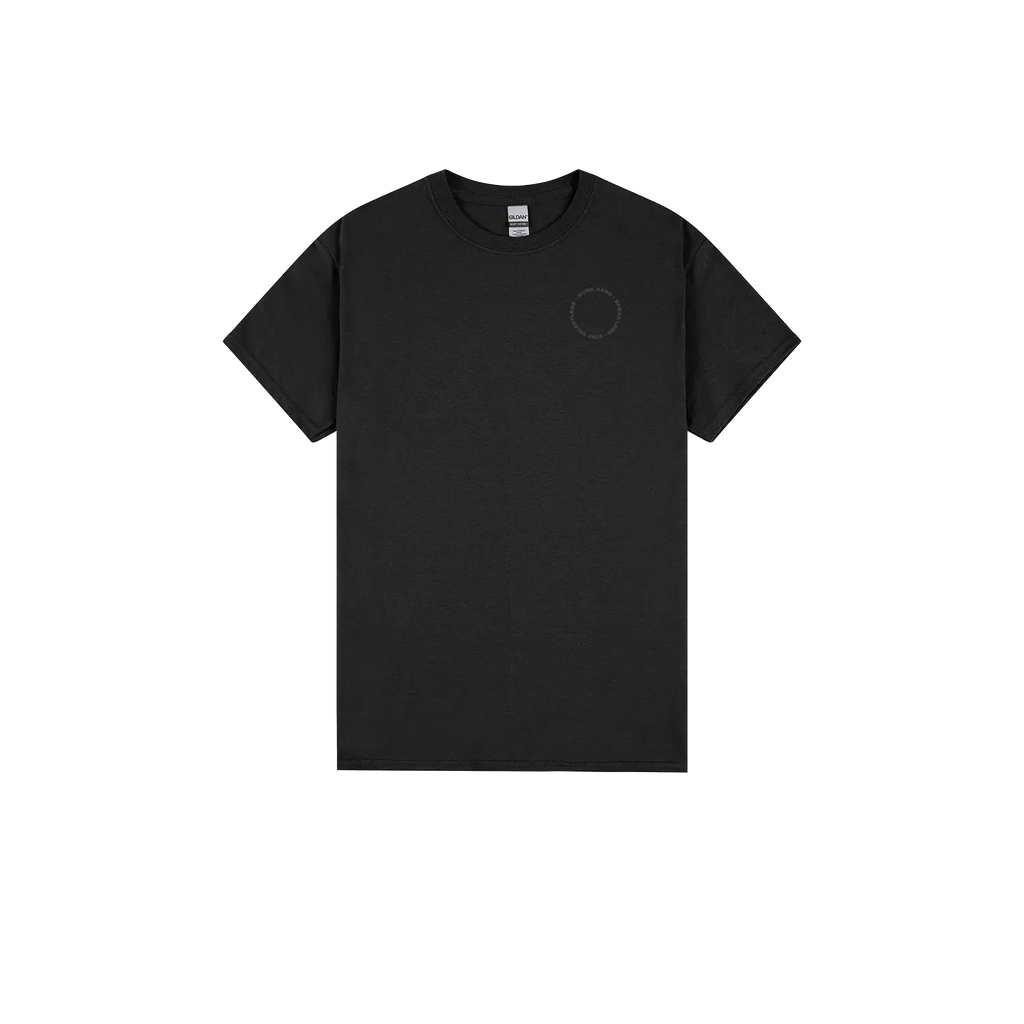 Black front flat lay