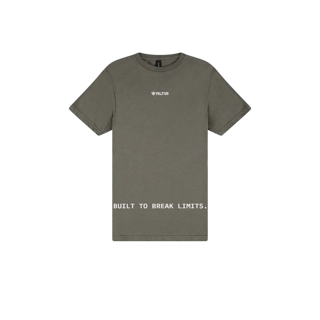 Charcoal front flat lay