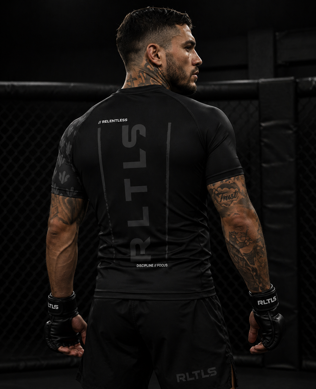 RLTS Stealth Rashguard - Back Logo