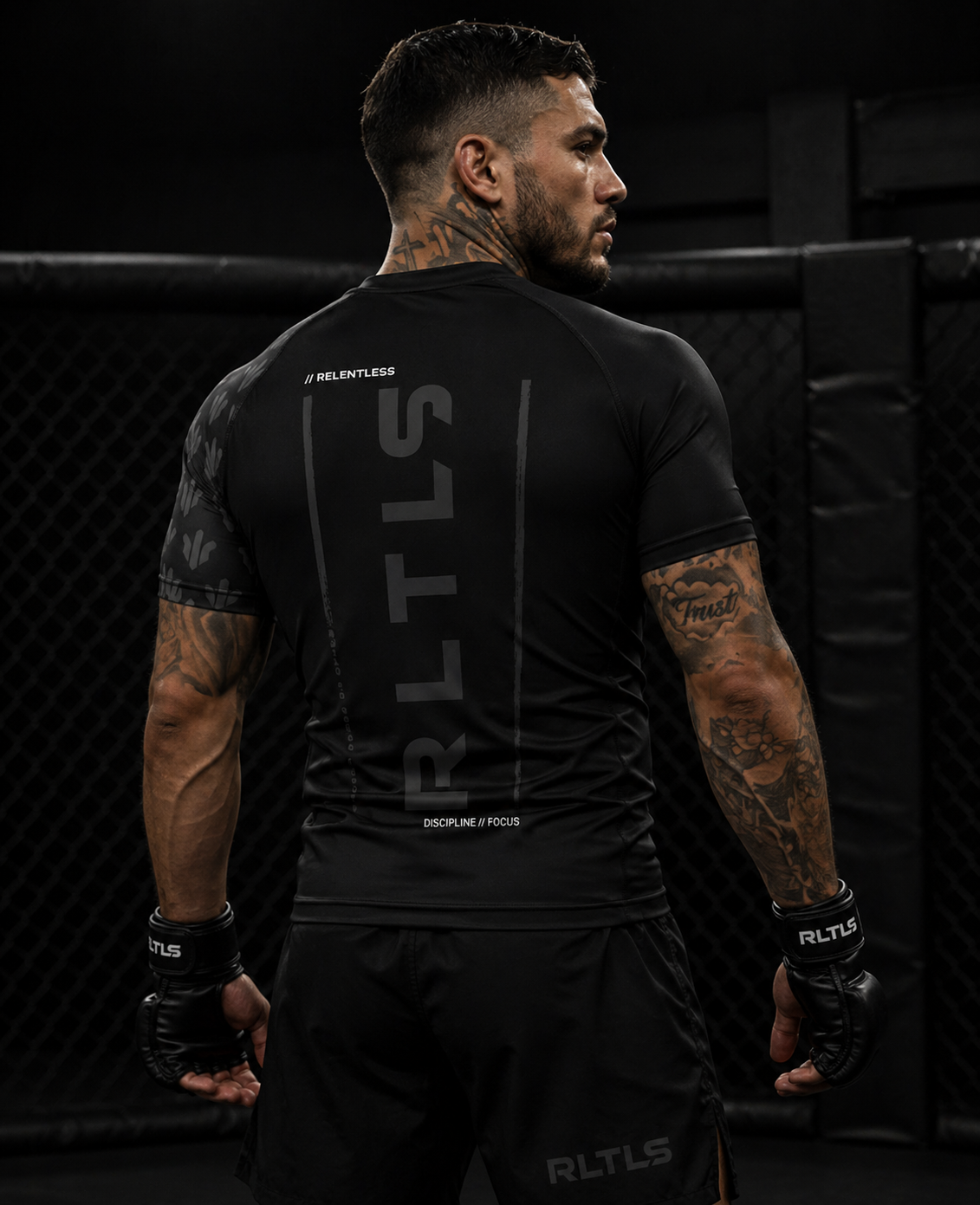 RLTS Stealth Rashguard - Back Logo