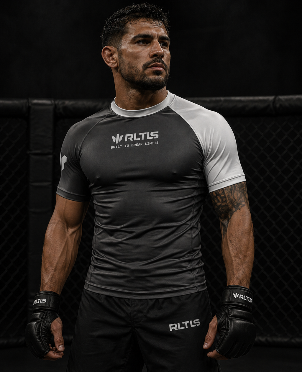 RLTLS Performance Rashguard - Black/White