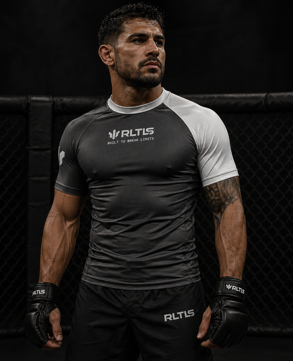 RLTLS Performance Rashguard - Black/White