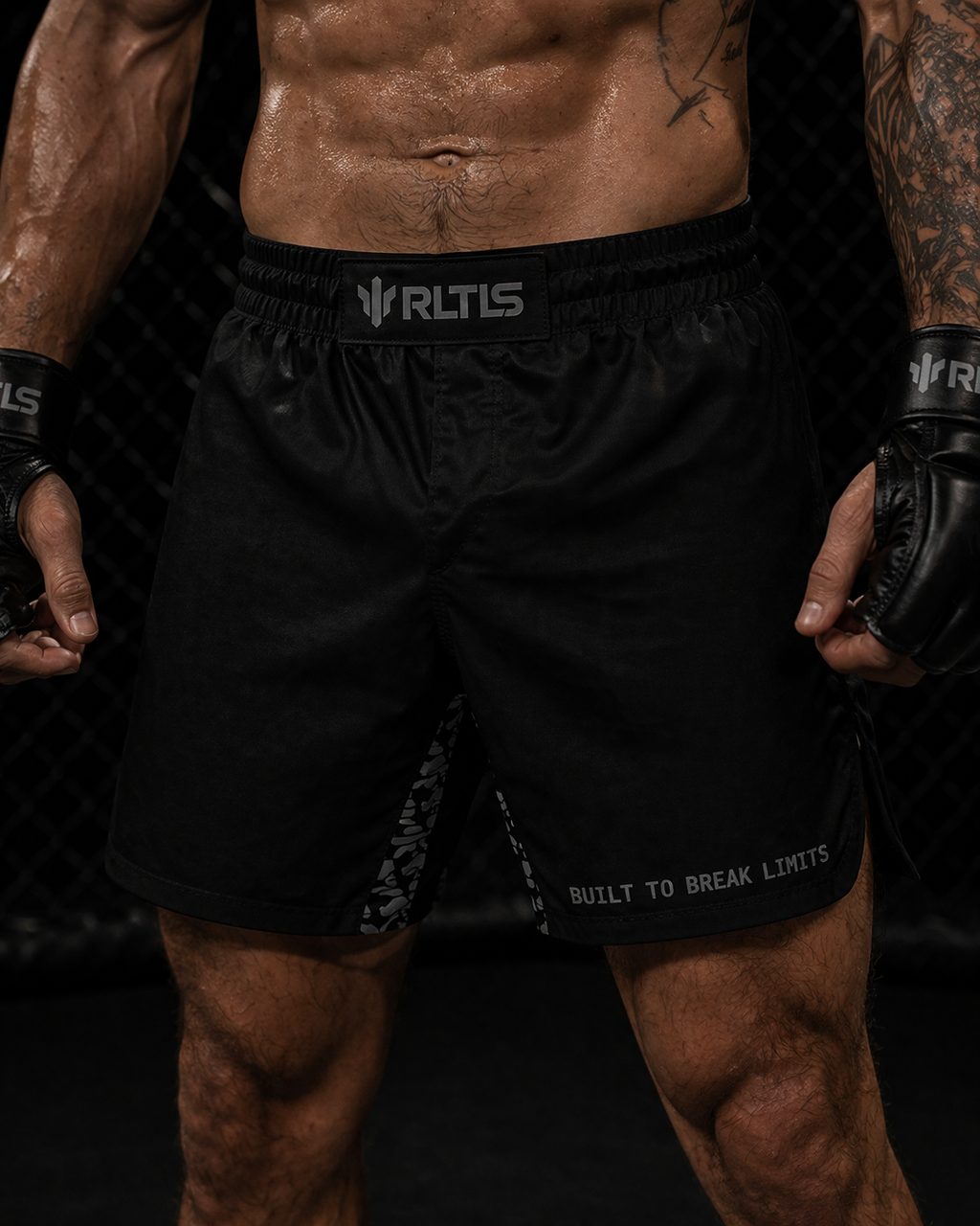 RLTLS Fight Shorts - Black