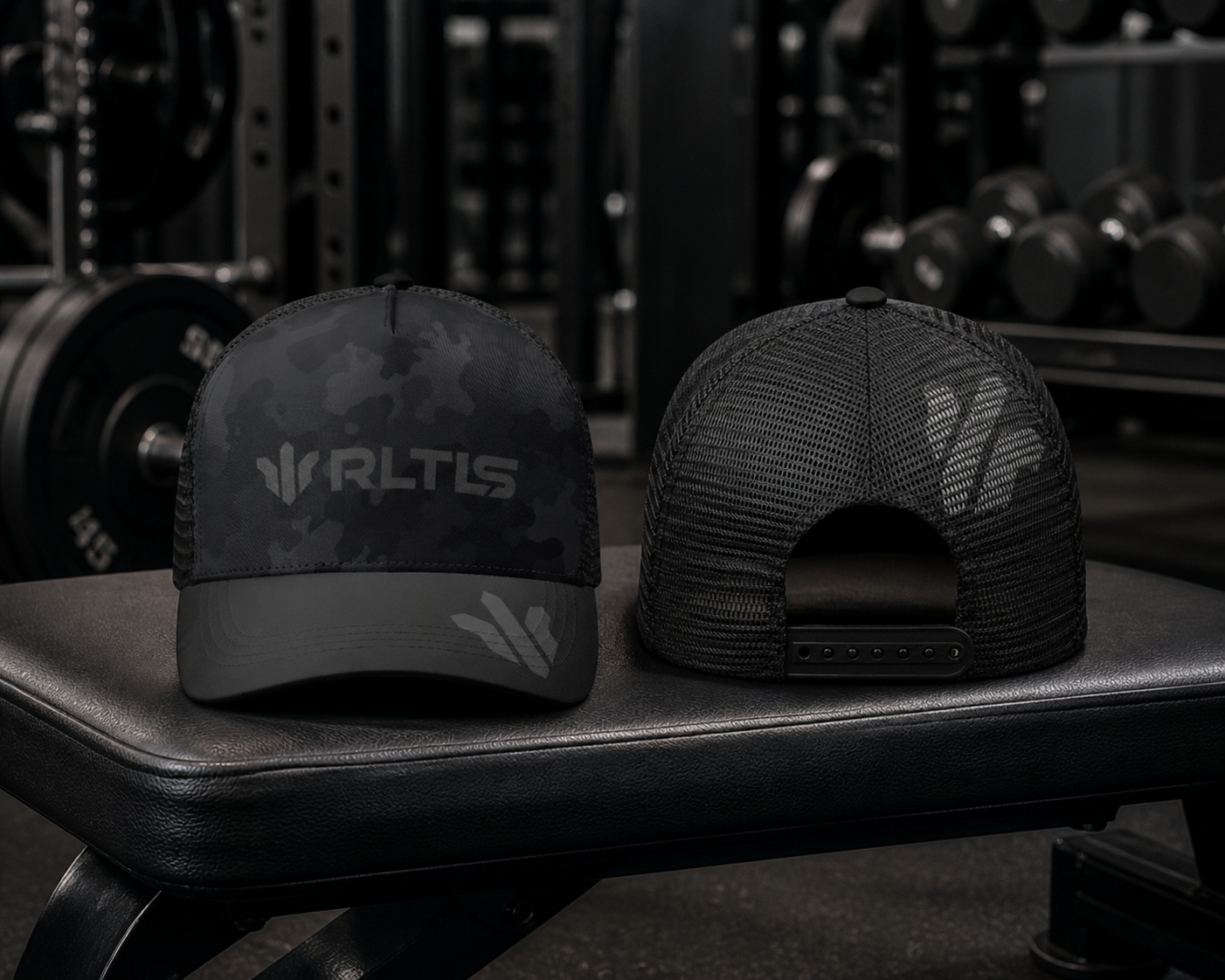 RLTLS Camo Stealth Trucker Cap