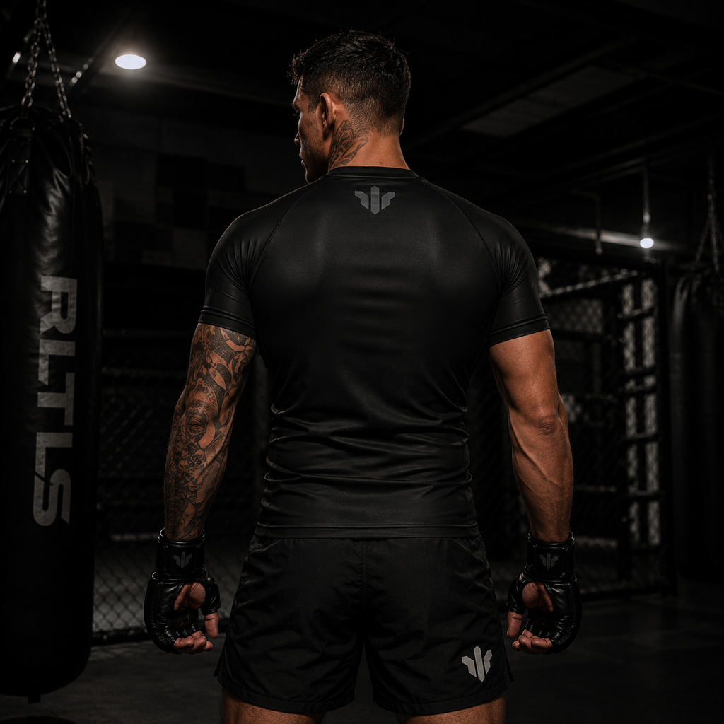 RLTLS Stealth Black Rashguard